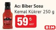 KEMAL KÜKRER ACI BİBER SOSU 250 ML fiyat ve kampanya bilgisi
